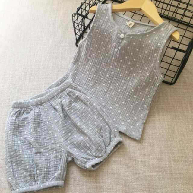 セットアップ 子供用 子供服 キッズ ノースリーブ ショートパンツ