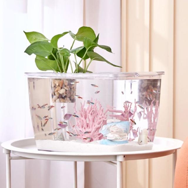 割れない金魚鉢 超軽量 清潔で便利 プラスチック製 金魚鉢 花瓶 頑丈
