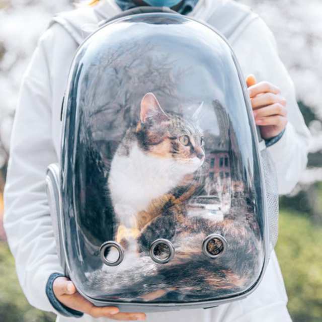 人気上昇中！ 可愛い ペットキャリーバッグ リュックサック 宇宙船