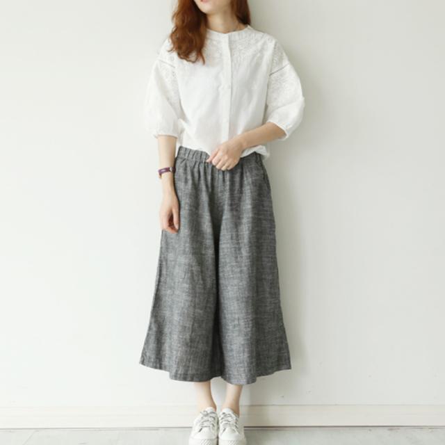 ブラウス トップス 花柄刺繍 透け チュニック シャツブラウス