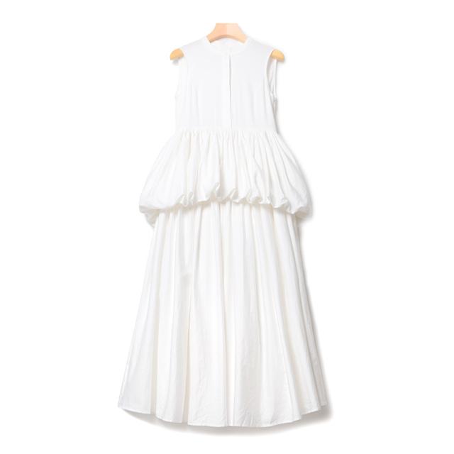 キャミソールワンピース レディース 夏 綿 ノースリーブ 白ワンピース