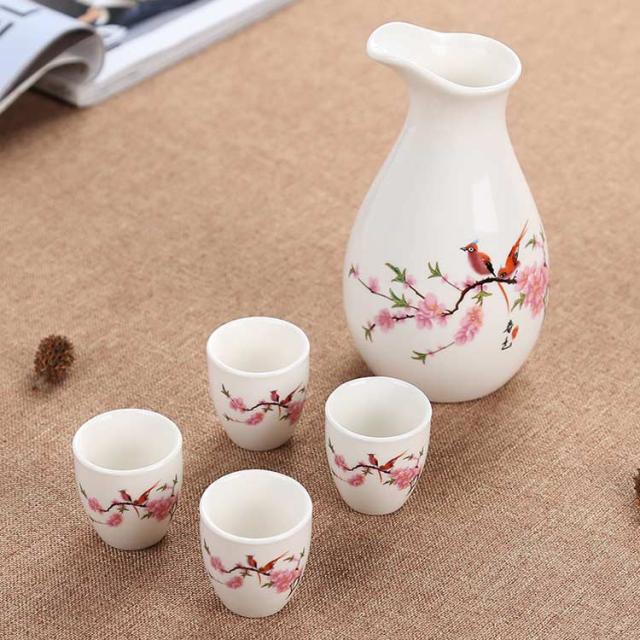 お猪口 日本酒 おしゃれ おちょこ おちょこセット 酒器セット 熱燗 5点