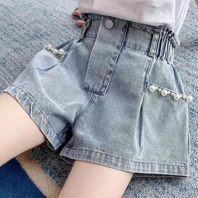 8タイプ デニム フレアスカート キッズ リラックスキュロット