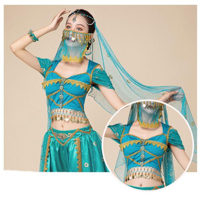 ベリーダンス 衣装 セットアップ コスチューム 衣装 アラビアン仮装