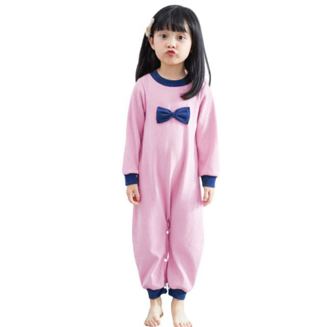 パジャマ キッズ ジュニア つなぎ パジャマ 子供 長袖 ロンパース