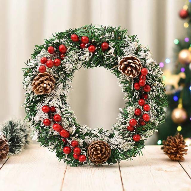 クリスマスリース クリスマス飾り 直径30cm 輸入リース オーナメント