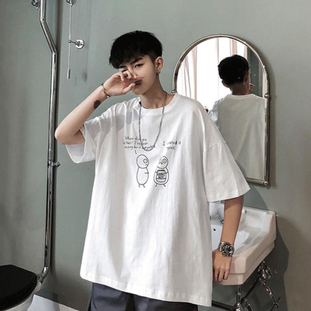 ゆるTシャツ カットソー ゆったり トップス メンズ 送料無料