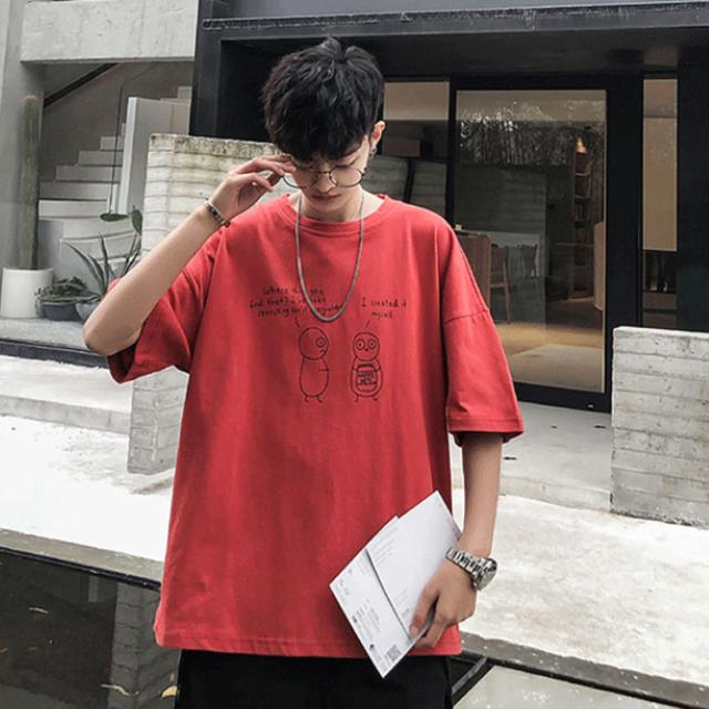 ゆるTシャツ カットソー ゆったり トップス メンズ 送料無料