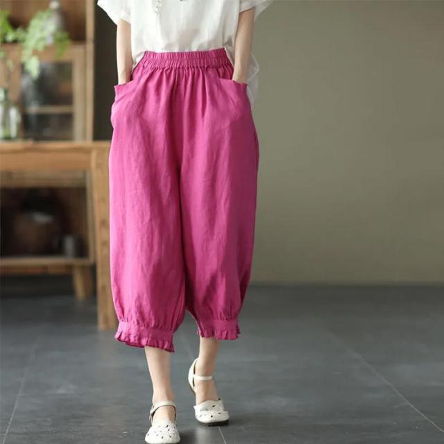 慈雨　jiu ワイドパンツサルエルパンツ　春夏用キュロットパンツ size40 その他｜パンツ｜自由区 (Lサイズ)(ジユウクエル)｜阪急百貨店