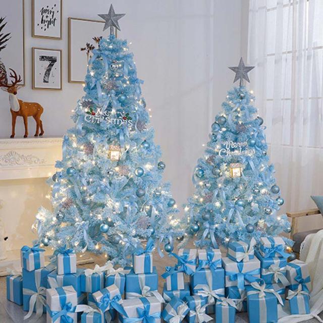 配達無料】クリスマスツリー180 ライト、オーナメントセット