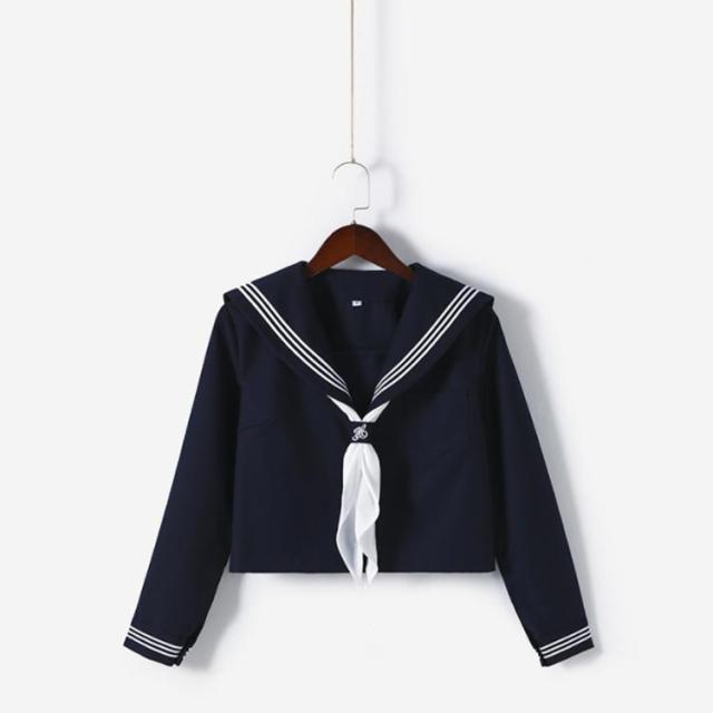 送料無料 セーラー服 半袖 スカーフ コスプレ 長袖 可愛い 大きい