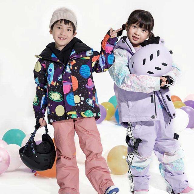スキーウェア キッズ アウター ジャケット ベビー 冬 スノーウェア 女の子 男の子 子供 ジュニア 中綿 あったか 防寒 撥水 子供服 ジャケット アウター アウトドア 登山 スノーボードウェア 冬 雪遊び 小学生 幼稚園 おしゃれ 防寒 送料無料 120 130 140 150 160_4