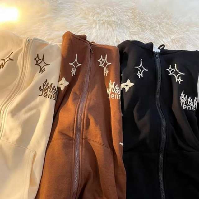スウェットパーカー パーカー ジップアップ ジップパーカー 服