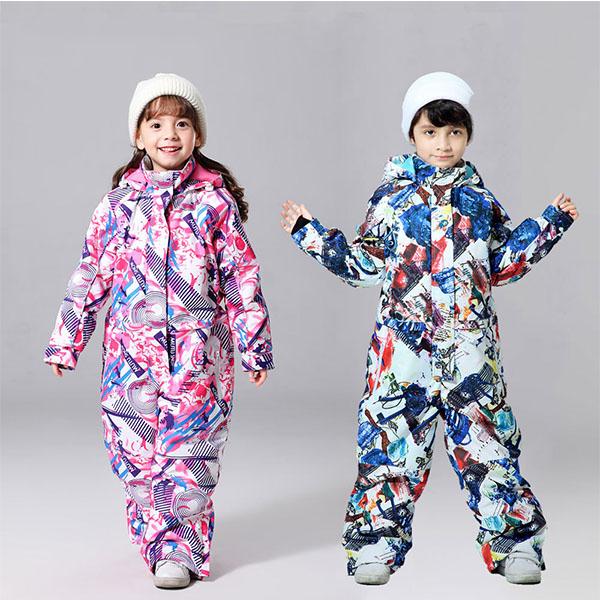 湿性 子供 耐水圧 ジュニア 高透 スノーガード つなぎ 雪侵入防止 女の子 つなぎタイプ 撥水 ジャンプスーツ ソリ遊び 防寒 キッズ 男の子 防水 スキー 雪遊び 保温 スキー場 パウダーガード 子供用スキーウェア スキーウェア ワンピース スノーボー_3