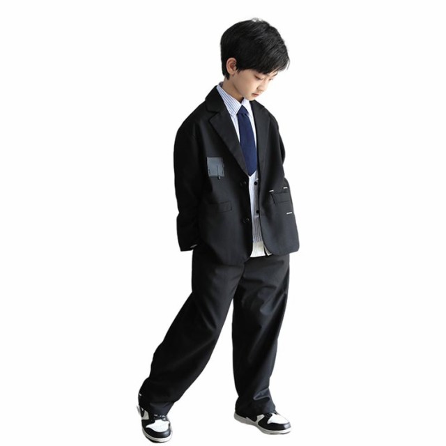 入学式 スーツ 男の子 ジュニア 卒業式 ゆったり 大きいサイズ 150 160