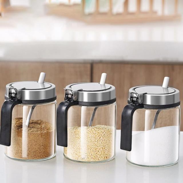 3個セット】 ステンレス 塩入れ 【3個セット】 調味料ケース 容器 調味