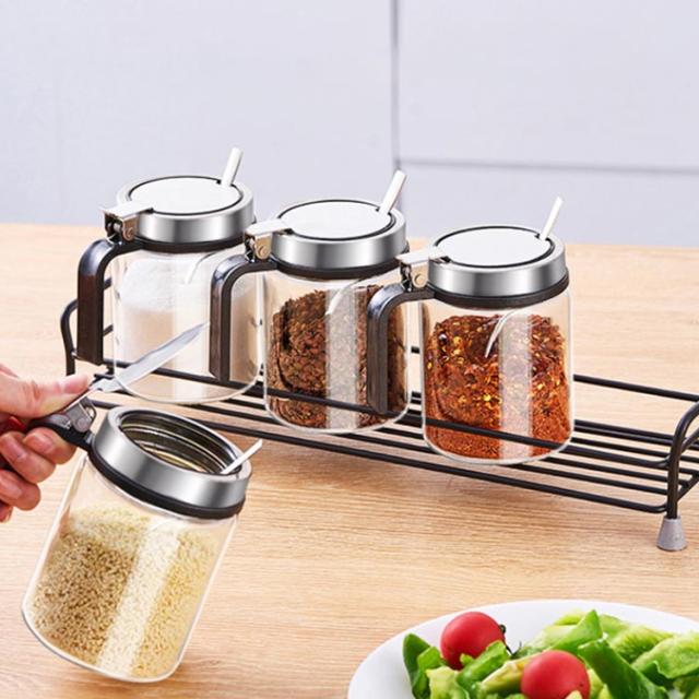 3個セット】 ステンレス 塩入れ 【3個セット】 調味料ケース 容器 調味