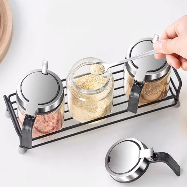 3個セット】 ステンレス 塩入れ 【3個セット】 調味料ケース 容器 調味