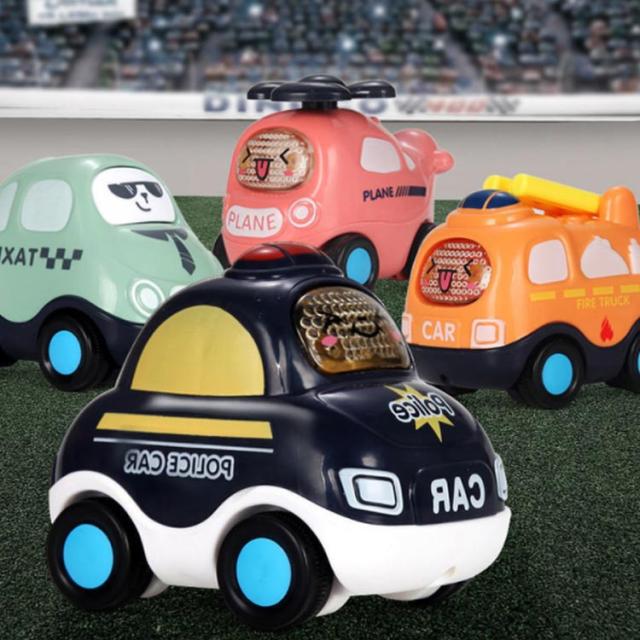 おもちゃ プルバックカー ミニカー 7台セット 子供向け 働く車 知育