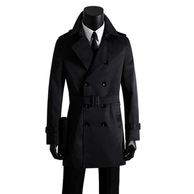 全5色×8サイズ！トレンチコート メンズ ステンカラー トレンチ コート