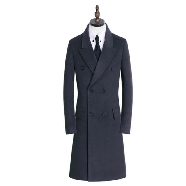 全4色×8サイズ！メルトンコート トレンチコート メンズ ロングコート