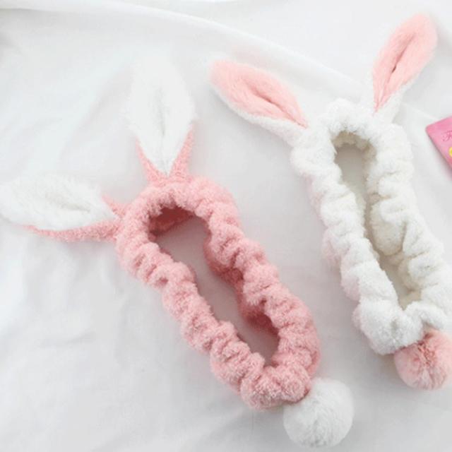 鬼のパンツ＆うさ耳ヘアゴム＆スタイ セット 鬼のパンツ＆うさ耳