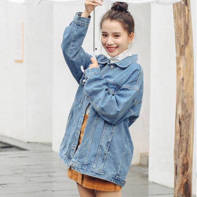 《送料無料》ビッグシルエット デニムジャケット デニムコート 秋 アウター Gジャン デニム ジャケット ゆったり 大人カジュアル レディース