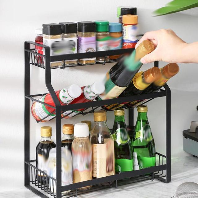 調味料ラック スパイスラック 大容量 キッチンラック 組み立てが簡単 おしゃれ Amazon｜調味料ラック 調味料 収納 スパイスラック キッチン