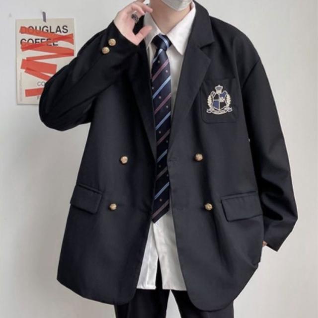 制服 4点セット 学生服 男子高校生 スーツ ブレザー 長袖シャツ 