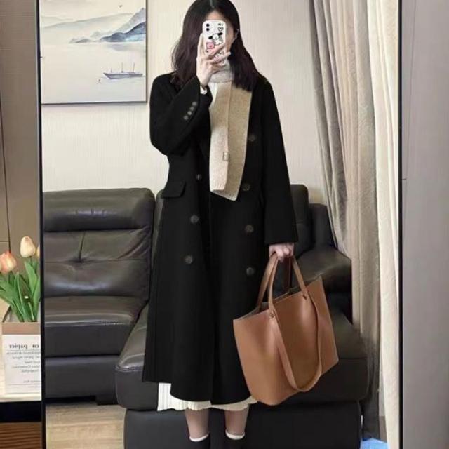 ロングコート チェスター 厚手 冬 通勤 大人 韓国 2色 ロングコート チェスター 厚手 冬 高級感 通勤 大人 韓国
