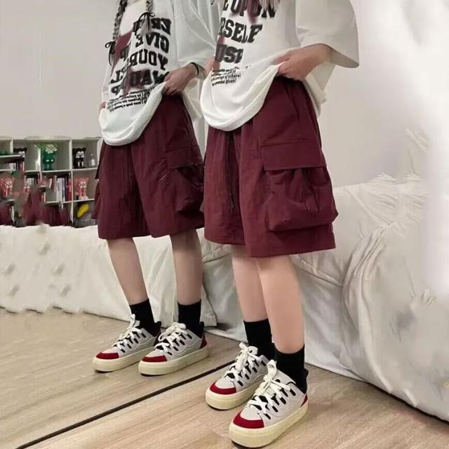 短パン カーゴショーツ レディース メンズ カーゴパンツ ワイド