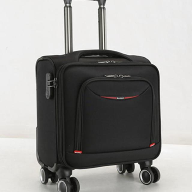 フロントオープン スーツケース 布製 小型 スーツケース ssサイズ s