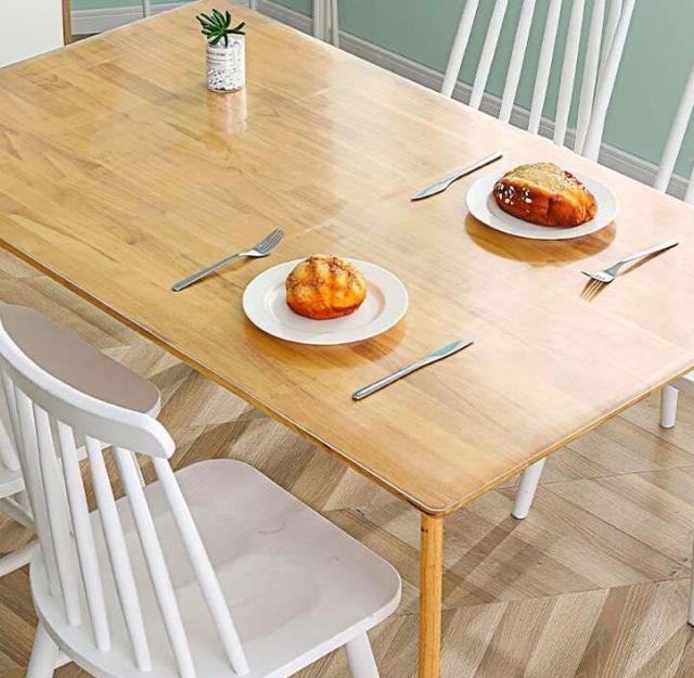 17サイズ選べる！テーブルクロス ビニール 厚さ1.9mm 透明 テーブルマット 撥水 防油 透明ビニールテーブルクロス テーブル 透明カバー デスクマット 透明 テーブルカバー ビニールマット 撥水加工 耐熱 防水 送料無料