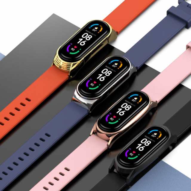 xiaomi mi band 6/5/4/3 MiBand6 5 4 3 シリコン 交換バンド 送料無料