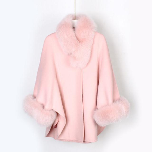 美品 EMBA エンバ シェアードミンク ミンクファー コート パープル 紫