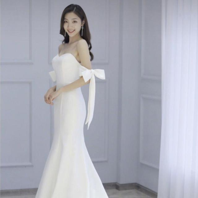 ウェディングドレス マーメイドライン ロングドレス ウェディング
