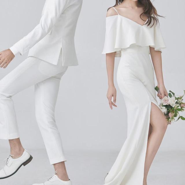 ウェディングドレス マーメイドライン ロングドレス ウェディング スレンダーライン ウエディング オフショルダー パーティードレス フィッシュテール 半袖 結婚式 ワンピース 海外 挙式 ホワイト 白 ロング丈 ドレス ウェディングドレス マーメイドライン ロングドレス ウェディング