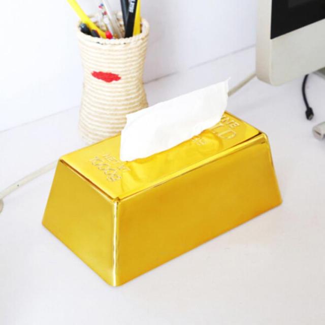 BYOKA ティッシュボックス　ゴールド Tissue Box Gold - BYOKA