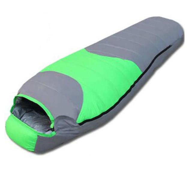 スリーピングバッグ マミー型 ダウン ダウン含有量1800g シュラフ 寝袋
