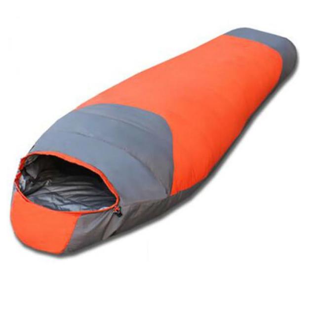 スリーピングバッグ マミー型 ダウン ダウン含有量1800g シュラフ 寝袋