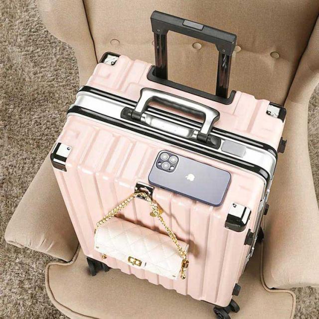 キャリーケース 超軽量 アルミサッシ製 韓国 スーツケース ユニバーサルホイール 機内持ち込み 大サイズ 大容量 スーツケース TSAロック　静音 かわいい 可愛い キャリーケース 男女兼用 海外 国内 旅行 修学 2 3 4 5 泊 日 キャリーケース 超軽量 アルミサッシ製 韓国 スーツケース