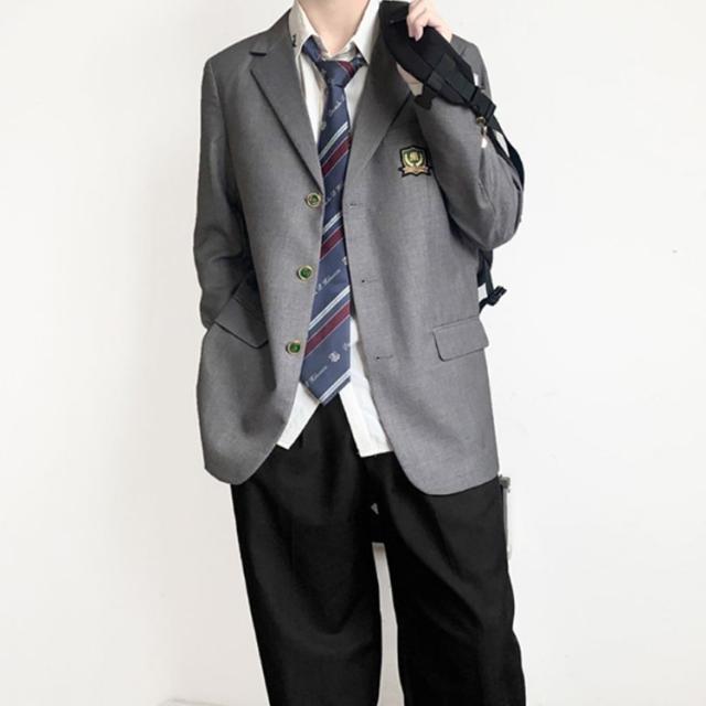 送料無料 無地 大きいサイズ ブレザー スーツ ロングパンツ スクールシャツ 学生服 高校生 スクールジャケット 男子中学生 学生服 4点セット 送料無料 コート フォーマル ネクタイ スクール 文化祭 入学式 卒業式 黒 送料無料 4点セット 男子高校制服 ブレザー スクールジャケット ロング