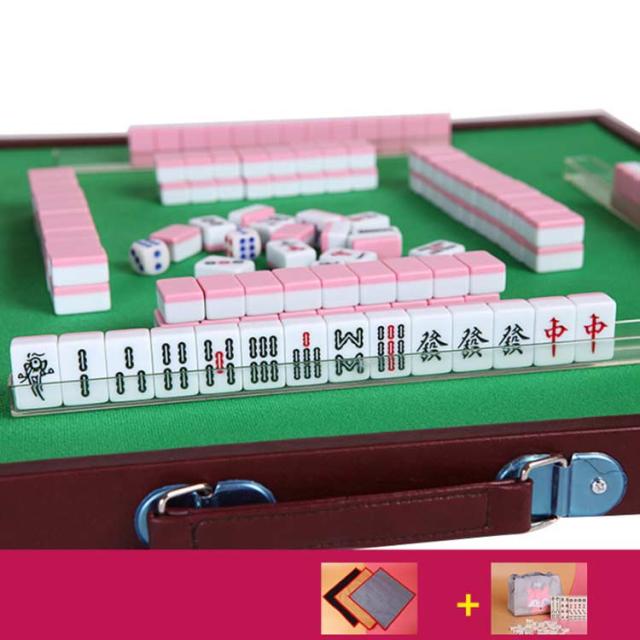 手打麻雀牌セット 24mm 144タイルマージャンパイ 崩れにくい 麻雀牌