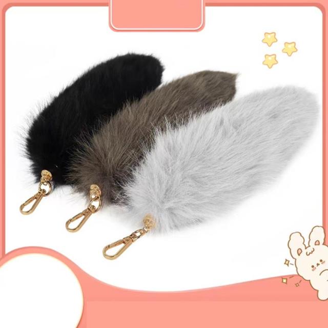 ファーチャーム フェイクファー しっぽ 大きいサイズ 尻尾 動物 巨大 
