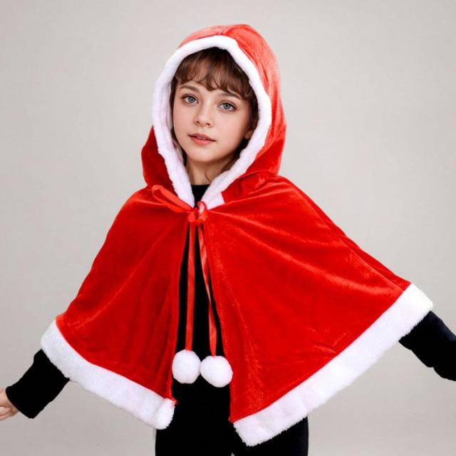 送料無料 クリスマス マント レディース キッズ 女の子 コスプレ 衣装