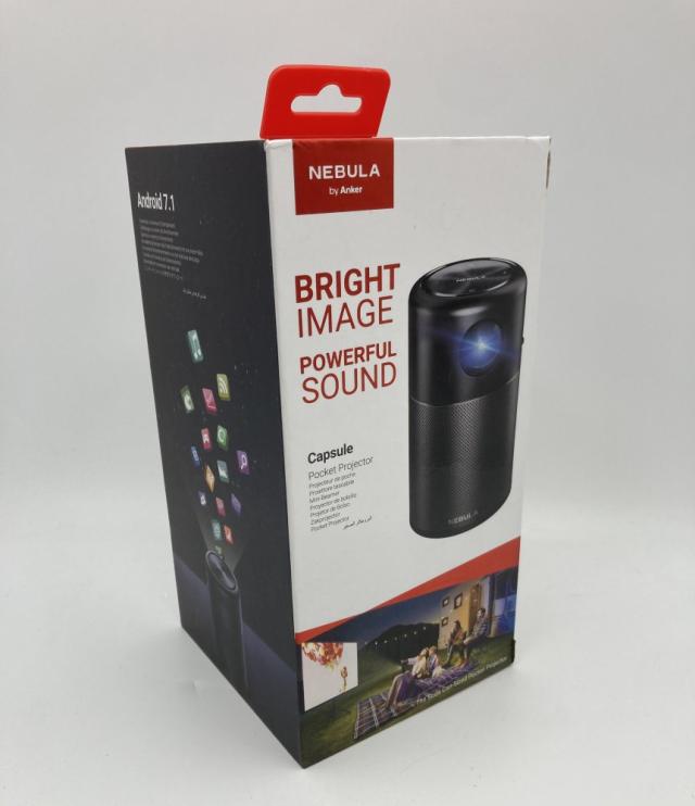 中古 Anker Nebula (ネビュラ) Capsule (Android搭載モバイルプロジェクター ブラック