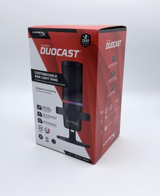 中古 ハイパーエックス DuoCast USBスタンドアロンマイク 4P5E2AA ブラック