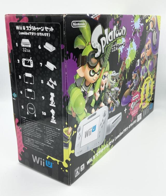 中古 Wii U スプラトゥーン セット (amiibo アオリ・ホタル付き)