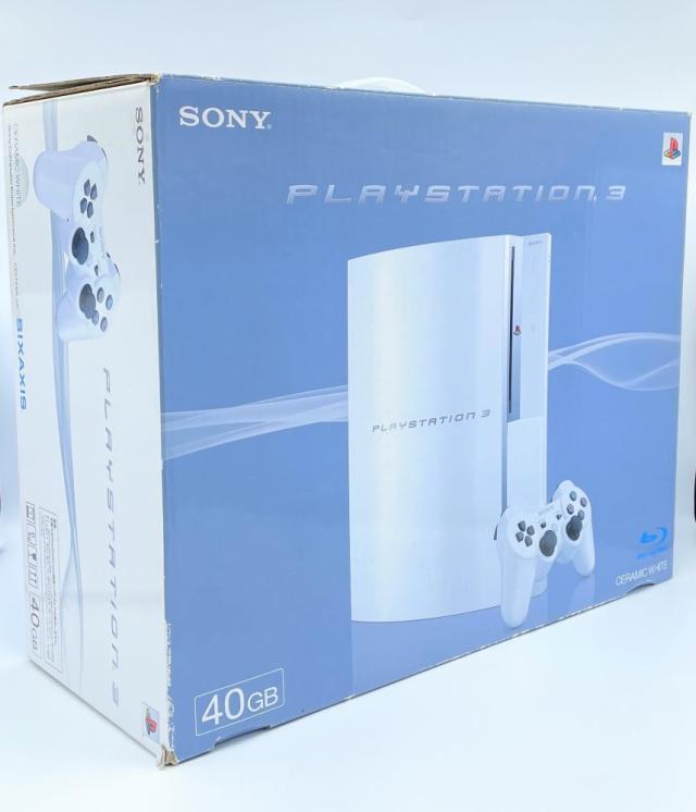 中古 PLAYSTATION 3(40GB) セラミック・ホワイト