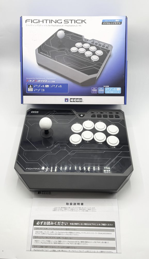 【中古 動作確認済】 ファイティングスティック for PS3 PS4 PC